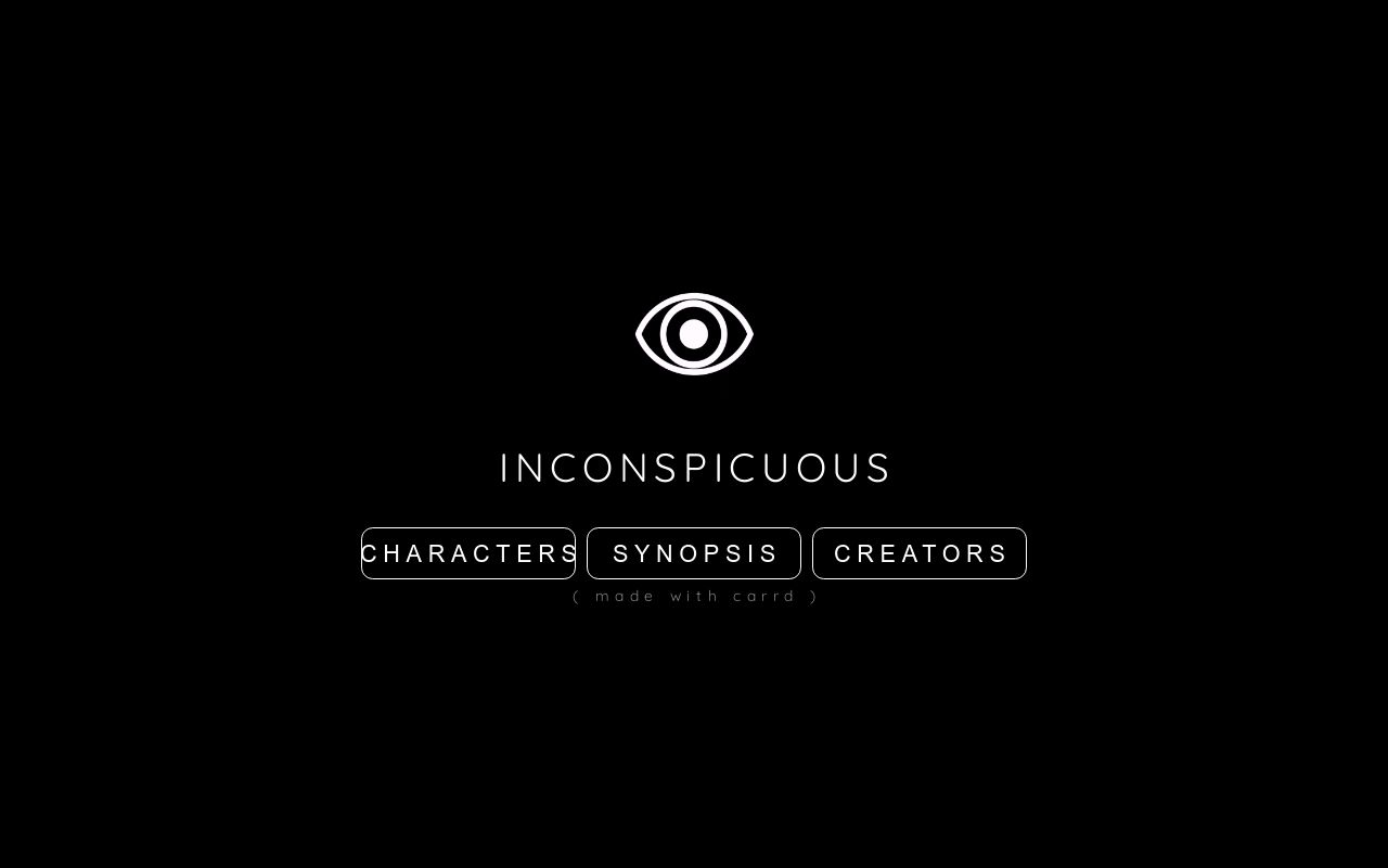 Carrd profile picture for @inconspicuous